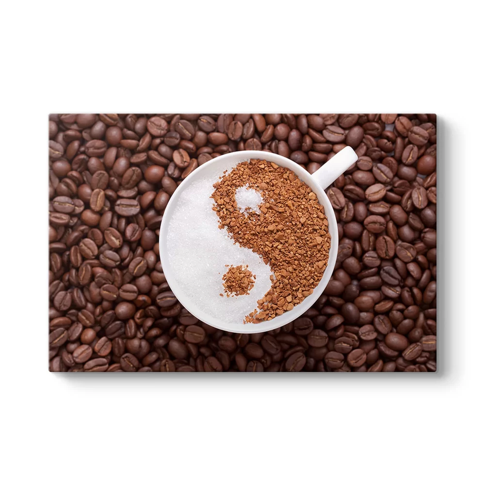 Ying Yang Kahve Tablosu - Model 1